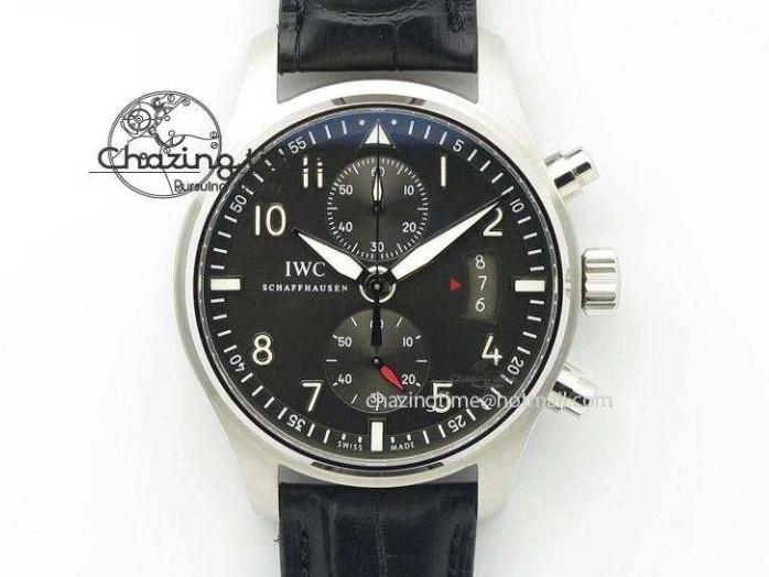MIROTIME 0220 RelaxedFit Big Pilot Real PR IW500435 “Muhammad Ali” ZF Best Edition On Black Leather Strap A 7295